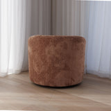 Loui Swivel Arm Chair - Cognac