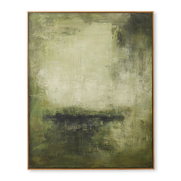 Loyiso Hand Painted Wall Art - Green