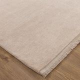 Carmine Hand-Knotted Wool Rug - Medium Beige