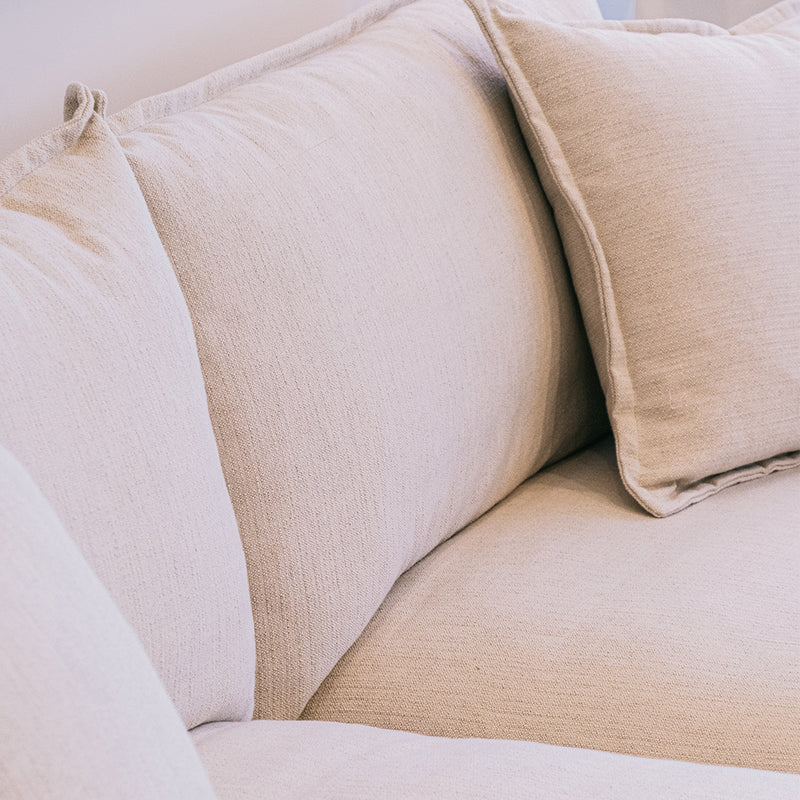Maine 3 Seater with Chaise - Salt