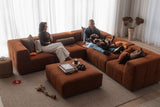 Saatchi 5 Piece Corner Modular - Preston Cinnamon
