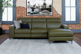 Manhattan 3 Seater Recliner Chaise Lounge - Regatta Fern