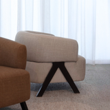 Mara Arm Chair - Cashew