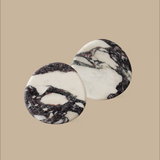 Marble Coaster Set - Calacatta Viola