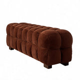 Monroe Bench Seat - Mohe Rust