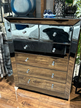 Monroe Mirrored Chest - Smoke