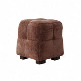 Monroe Square Ottoman - Cognac