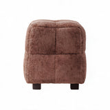 Monroe Square Ottoman - Cognac