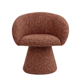 Noemi Swivel Dining Chair - Auburn Tweed