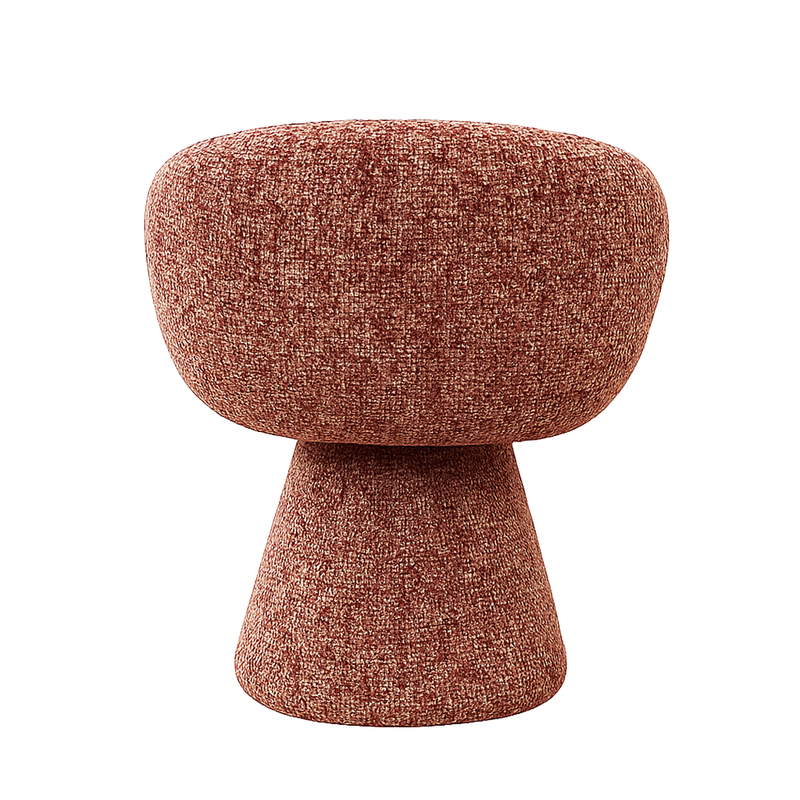 Noemi Swivel Dining Chair - Auburn Tweed