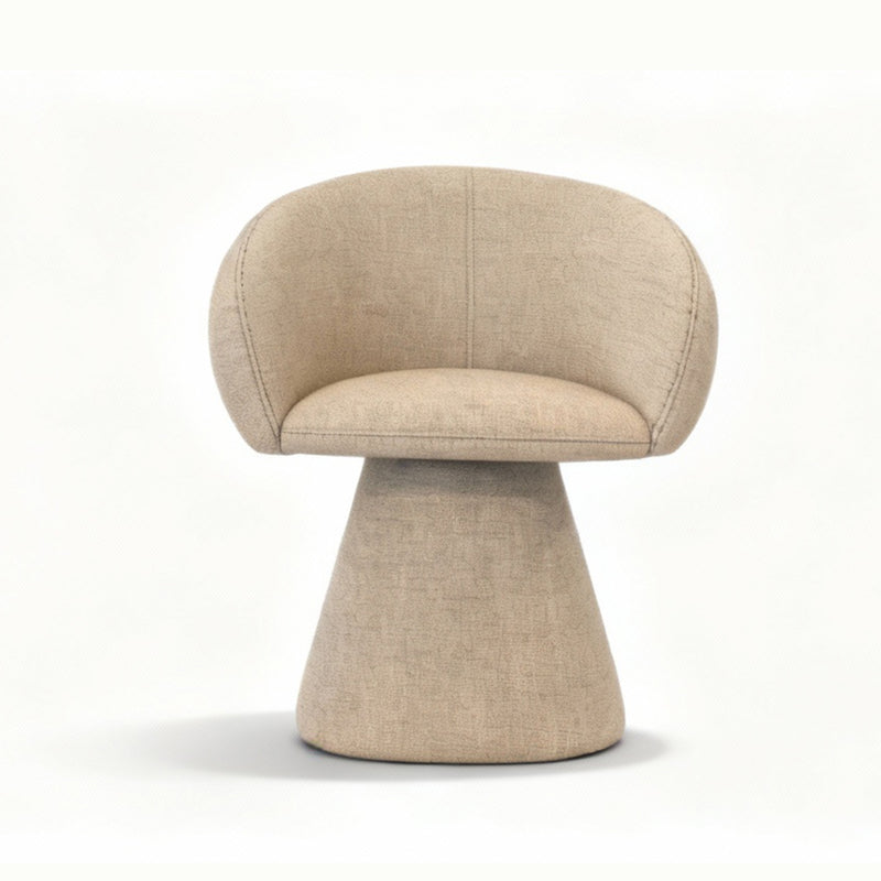 Noemi Swivel Dining Chair - Oat