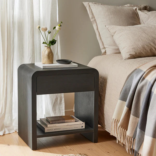 Nolan Bedside Table - Black