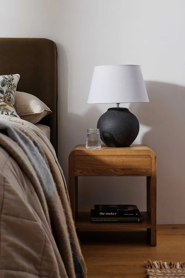 Nolan Bedside Table - Oak