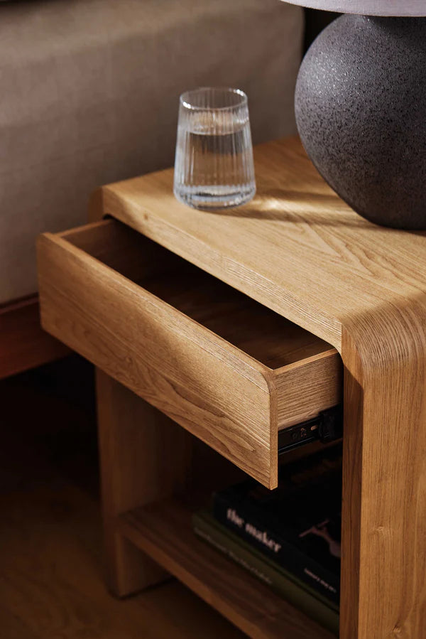 Nolan Bedside Table - Oak
