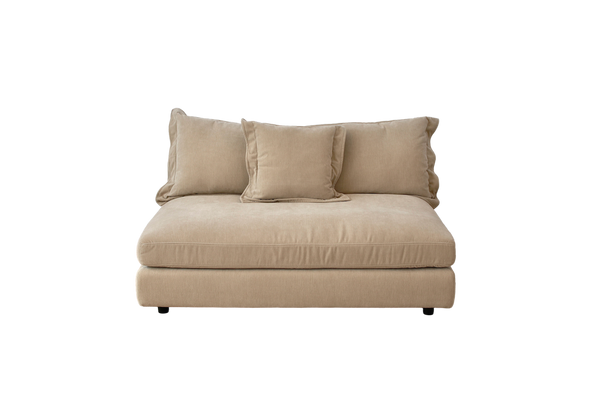 Reeves Single Seat Armless - Exclusive Cobblestone