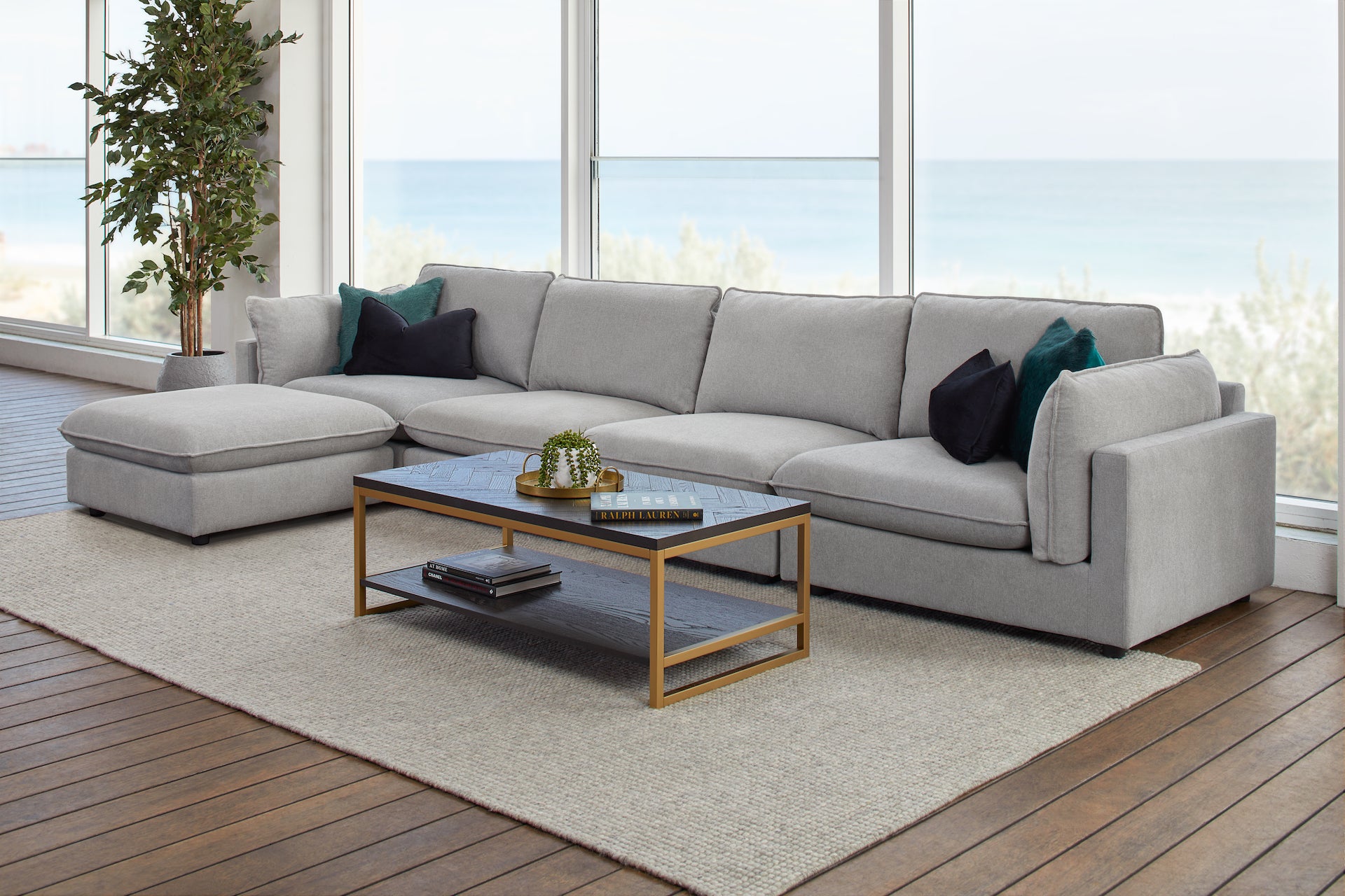 Buy Oregon 4 Seater Chaise Lounge in Perth, Osborne Park, Joondalup WA The Furniture Gallery