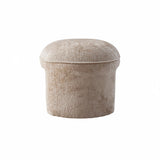 Otto Round Ottoman - Oat