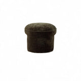 Otto Round Ottoman - Olive