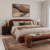 Aira 3 Drawer Bedside - Walnut