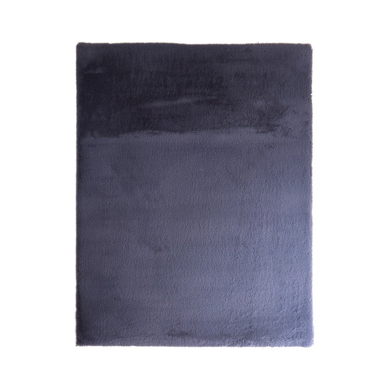 Pony Rectangle Floor Rug - Dark Grey