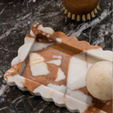 Palazzo Scalloped Bar - Brown Calacatta