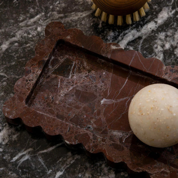 Palazzo Scalloped Bar - Rosso Levante