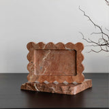 Palazzo Scalloped Tray - Rosso Alicante