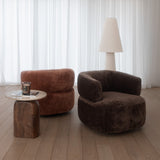 Paloma Swivel Arm Chair - Tilly Cinnamon