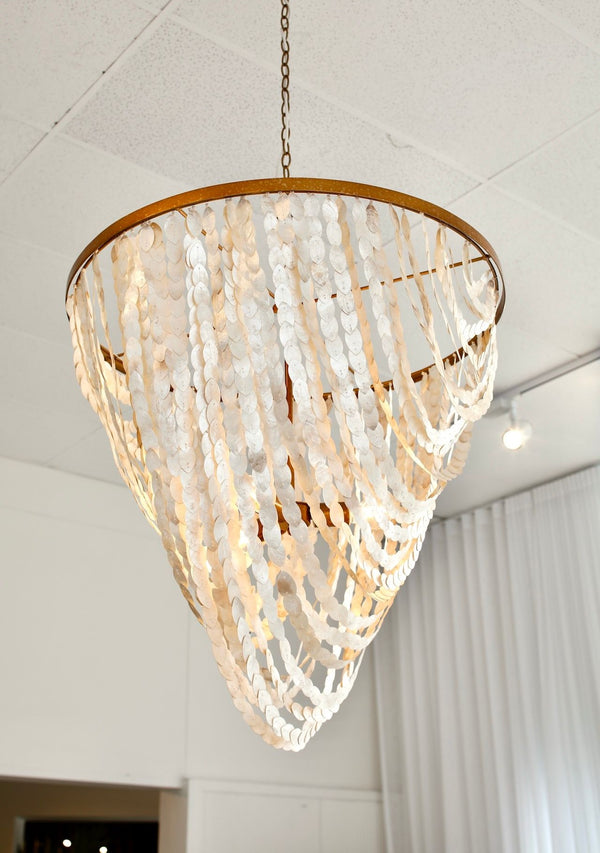 Pearl Oval Chandelier