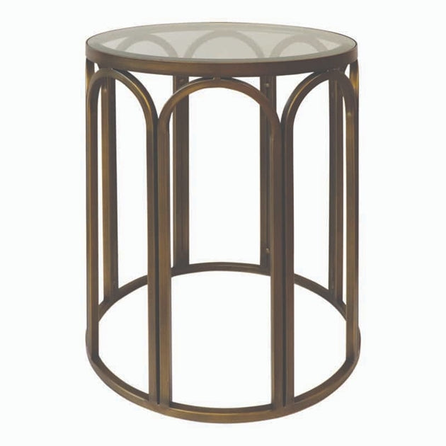 Ponte Brass Side Table