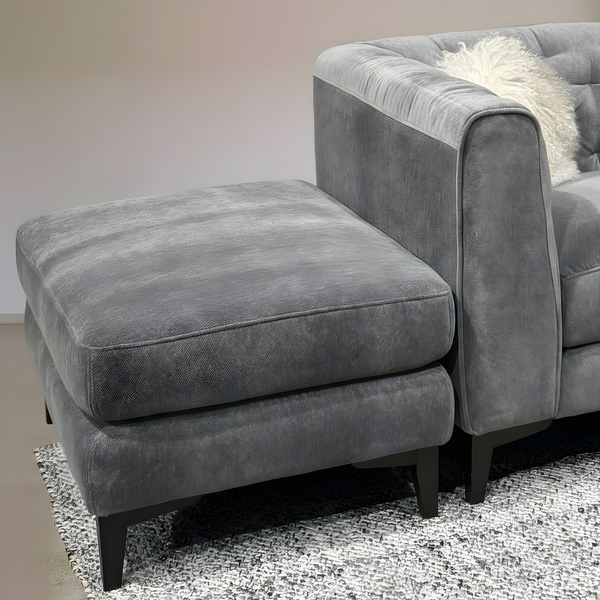 Presley Ottoman - Storm