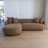 Rae 3 Seater with Chaise - Taupe
