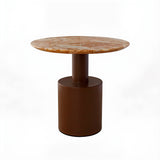 Theo Side Table - Cream & Mocha