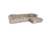 Savannah 3 Seater with Chaise - Almond