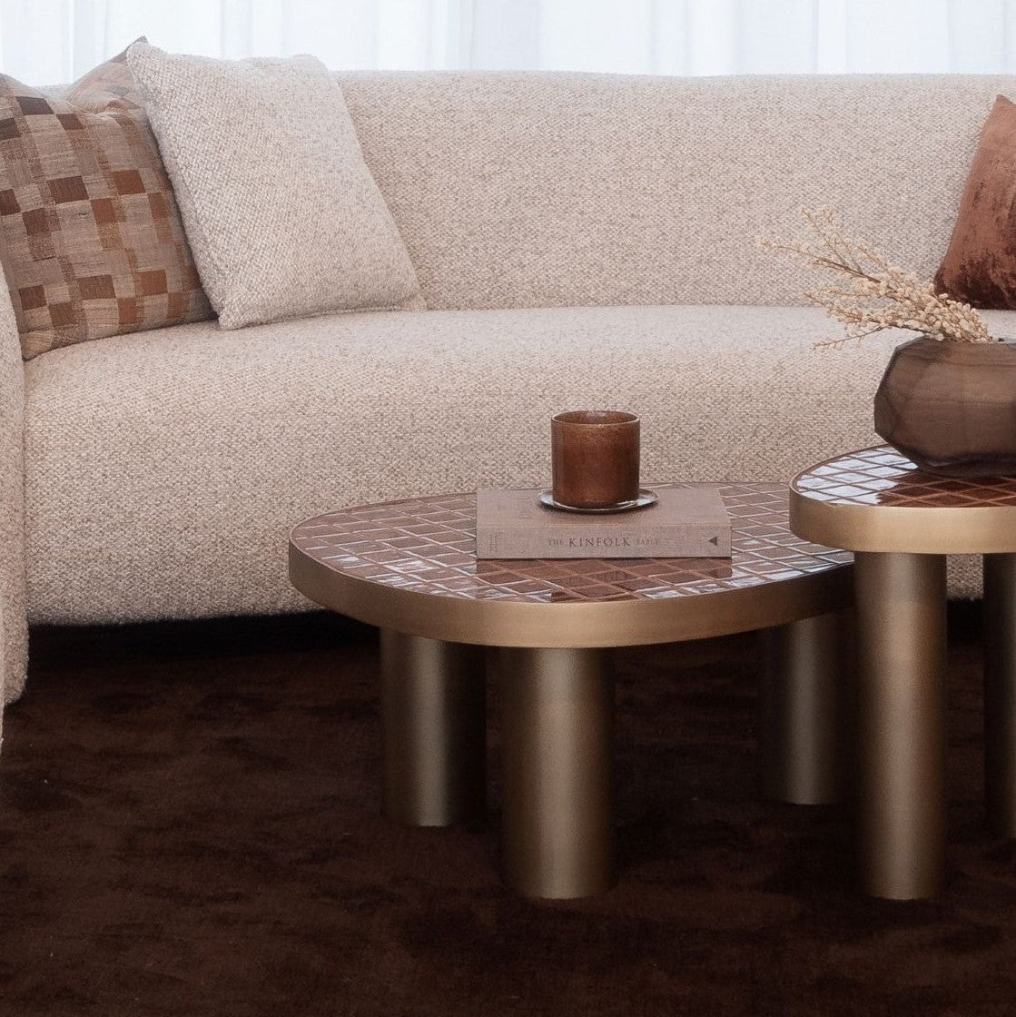 Roux Tile Metal Coffee Table – The Furniture Gallery