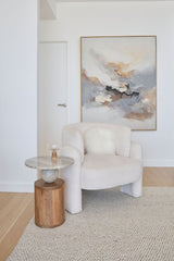 Drift Hand Painted Wall Art - Brown