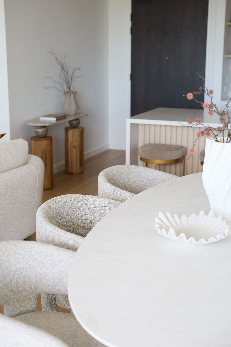 Juni 2400 Dining Table - White