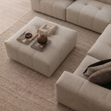 Saatchi Ottoman - Preston Marshmallow