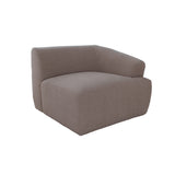 Sade Single Seat with RHS Arm - Preston Cobblestone