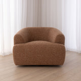 Sade Swivel Arm Chair - Capri Cinnamon