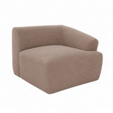 Sade Single Seat with RHS Arm - Preston Cobblestone