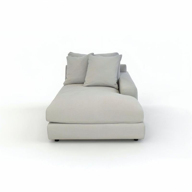 Sidney RHS Chaise - Cuddle Grey Gum