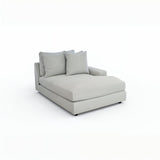 Sidney RHS Chaise - Cuddle Grey Gum