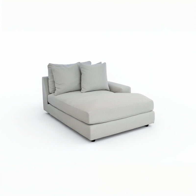 Sidney RHS Chaise - Cuddle Grey Gum