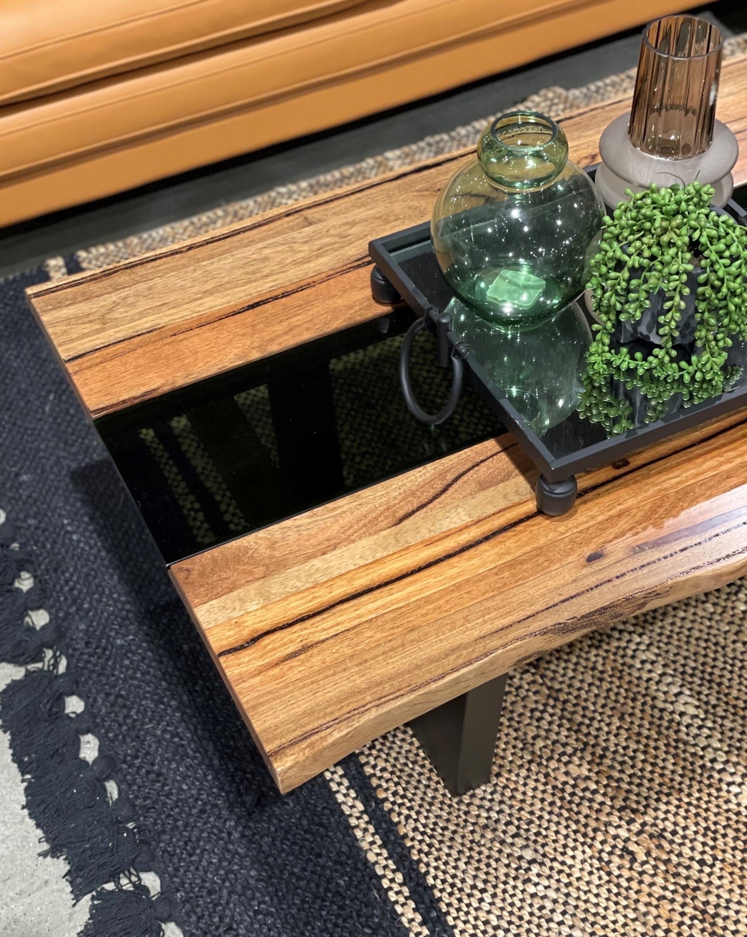Buy Sienna Black Glass Coffee Table in Perth, Osborne Park, Joondalup