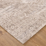 Solenne Distressed Vintage rug - Beige & Blue