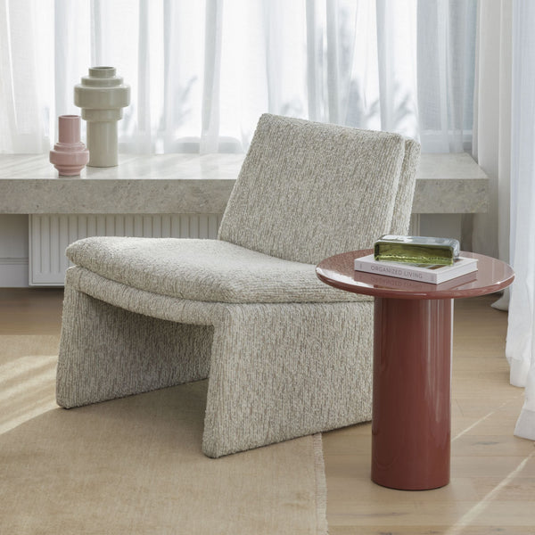 Sora Side Table - Rust