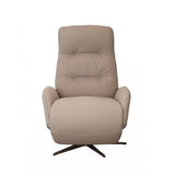 Stellan Leather Reclining Swivel Arm Chair