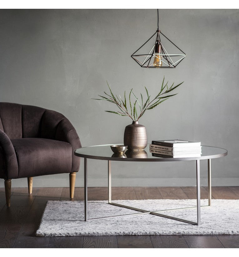 Torrance Coffee Table - Silver