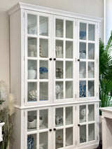 Hampton Full Glass 4 Door Display Cabinet